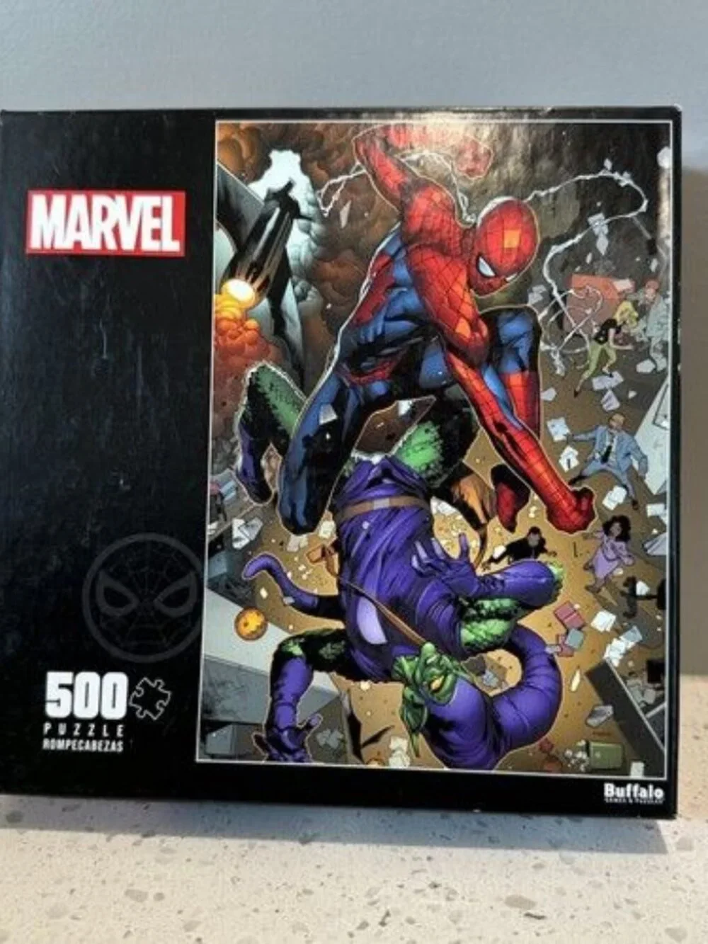 Spider-Man Green Goblin Marvel 500 piece Jigsaw Puzzle